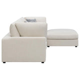 Serene 4-piece Upholstered Modular Sectional Sofa Beige | Beige | 551321-SETB