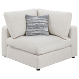 Serene 4-piece Upholstered Modular Sectional Sofa Beige | Beige | 551321-SETB