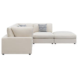 Serene 5-piece Upholstered Modular Sectional Sofa Beige | Beige | 551321-SETC