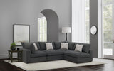 Serene 4-piece Upholstered Modular Sectional Sofa Charcoal | Grey | Charcoal | 551324-SETA