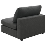 Serene 4-piece Upholstered Modular Sectional Sofa Charcoal | Grey | Charcoal | 551324-SETB
