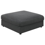 Serene 6-piece Upholstered Modular Sectional Sofa Charcoal | Grey | Charcoal | 551324-SET