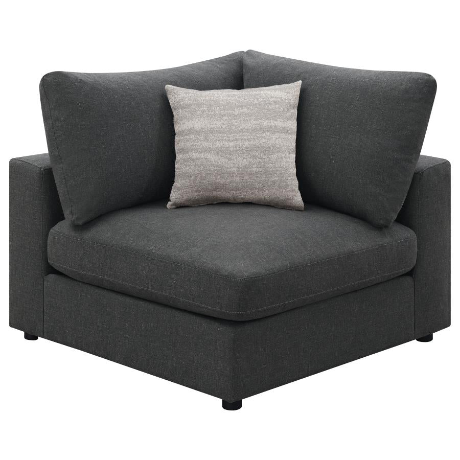 Serene Upholstered Corner Charcoal | Grey | Charcoal | 551325