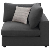 Serene Upholstered Corner Charcoal | Grey | Charcoal | 551325