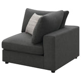 Serene Upholstered Corner Charcoal | Grey | Charcoal | 551325