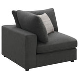 Serene Upholstered Corner Charcoal | Grey | Charcoal | 551325