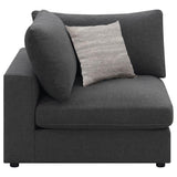 Serene Upholstered Corner Charcoal | Grey | Charcoal | 551325