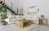 Hobson 5-piece Upholstered Modular Sectional Sofa Ivory | Ivory | 551451-SETA