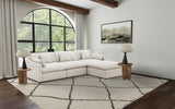 Hobson 4-piece Upholstered Modular Sectional Sofa Ivory | Ivory | 551451-SETB