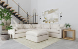 Hobson 4-piece Upholstered Modular Sectional Sofa Ivory