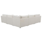 Hobson 6-piece Upholstered Modular Sectional Sofa Ivory | Ivory | 551451-SET
