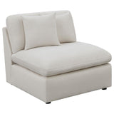 Hobson 6-piece Upholstered Modular Sectional Sofa Ivory | Ivory | 551451-SET