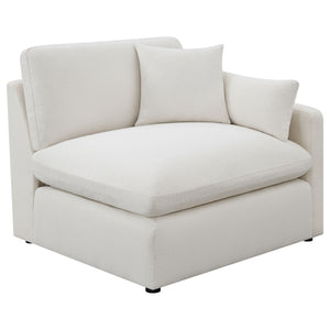 Hobson 6-piece Upholstered Modular Sectional Sofa Ivory
