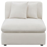 Hobson Upholstered Armless Chair Ivory | King | Ivory | 551451
