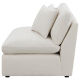 Hobson Upholstered Armless Chair Ivory | King | Ivory | 551451