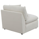 Hobson Upholstered Armless Chair Ivory | King | Ivory | 551451