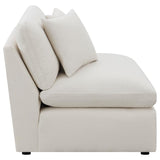 Hobson Upholstered Armless Chair Ivory | King | Ivory | 551451