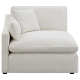Hobson Upholstered RAF Chair Ivory | Full | Ivory | 551454RAF