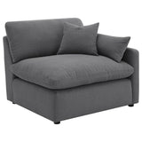 Hobson 5-piece Upholstered Modular Sectional Sofa Charcoal | Grey | Charcoal | 551455-SETA
