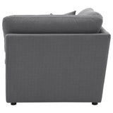 Hobson Upholstered Corner Charcoal | King | Grey | Charcoal | 551456