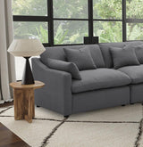 Hobson Upholstered LAF Chair Charcoal | Grey | Charcoal | 551458LAF