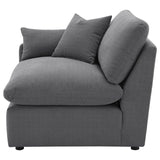 Hobson Upholstered LAF Chair Charcoal | Grey | Charcoal | 551458LAF