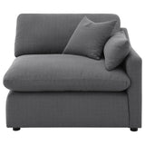 Hobson Upholstered RAF Chair Charcoal | Grey | Charcoal | 551458RAF