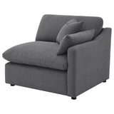 Hobson Upholstered RAF Chair Charcoal | Grey | Charcoal | 551458RAF