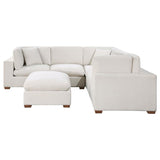 Lakeview 6-piece Upholstered Modular Sectional Sofa Ivory | Ivory | 551461-SETA