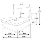 Lakeview 6-piece Upholstered Modular Sectional Sofa Ivory | Ivory | 551461-SETA