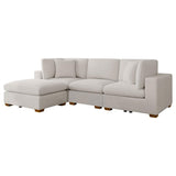 Lakeview 5-piece Upholstered Modular Sectional Sofa Ivory | Full | Ivory | 551461-SETB