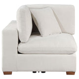 Lakeview 5-piece Upholstered Modular Sectional Sofa Ivory | Full | Ivory | 551461-SETB