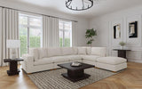 Lakeview 6-piece Upholstered Modular Sectional Sofa Ivory | Ivory | 551461-SET