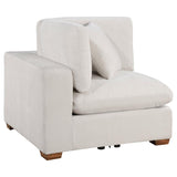 Lakeview 6-piece Upholstered Modular Sectional Sofa Ivory | Ivory | 551461-SET