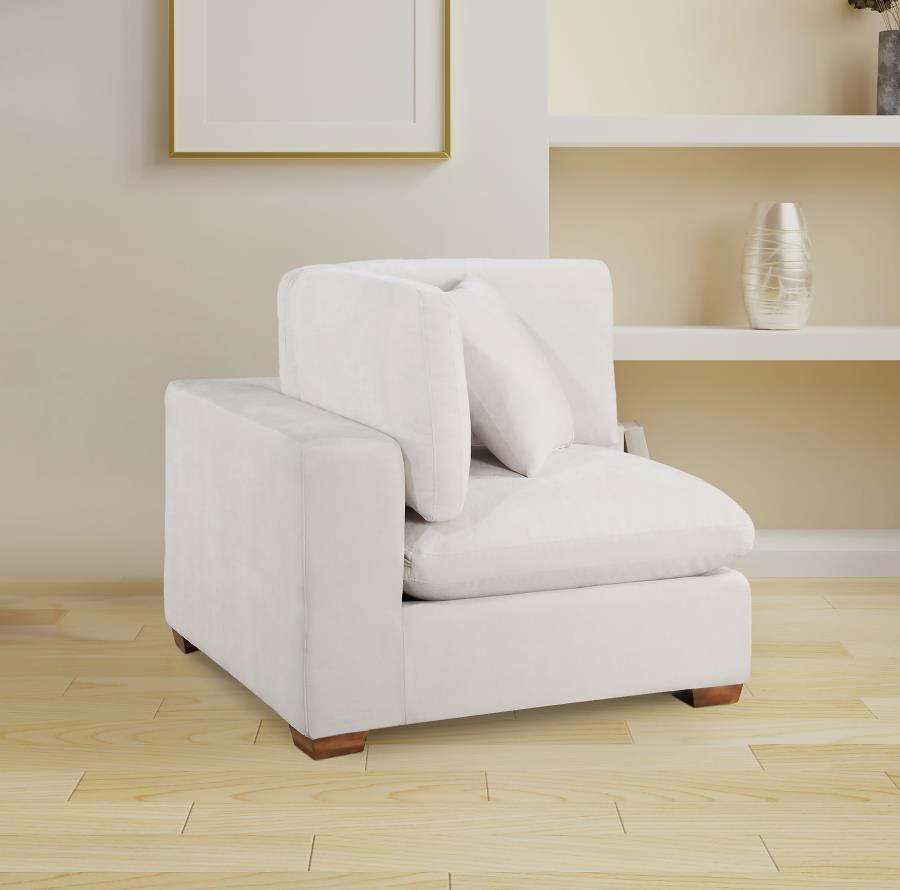 Lakeview Upholstered Corner Chair Ivory | Full | Ivory | 551462