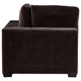 Lakeview Upholstered Corner Chair Dark Chocolate | Full | Brown | Dark Chocolate | 551465