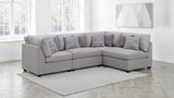 Cambria 4-piece Upholstered Modular Sectional Sofa Grey | 4-piece / Option B | 551511-S4B