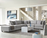 Cambria 4-piece Upholstered Modular Sectional Sofa Grey | 6-piece / Option A | 551511-S6A
