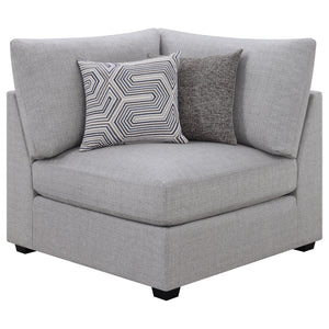 Cambria 6-piece Upholstered Modular Sectional Sofa Grey