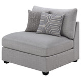 Cambria Upholstered Armless Chair Grey | Grey | 551511
