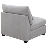 Cambria Upholstered Armless Chair Grey | Grey | 551511