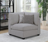Cambria Upholstered Corner Grey | Full | Grey | 551512
