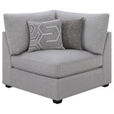Cambria Upholstered Corner Grey | Full | Grey | 551512