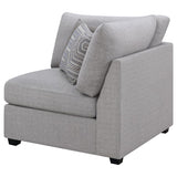 Cambria Upholstered Corner Grey | Full | Grey | 551512