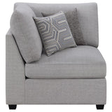 Cambria Upholstered Corner Grey | Full | Grey | 551512