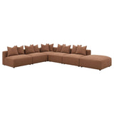 Jennifer Upholstered Corner Chair Terracotta | Brown | Terracotta | 551592