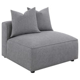 Jennifer 6-piece Upholstered Modular Sectional Grey | Grey | 551594-SET