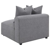 Jennifer 6-piece Upholstered Modular Sectional Grey | Grey | 551594-SET