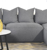 Jennifer Upholstered Armless Chair Grey | Grey | 551594
