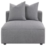 Jennifer Upholstered Armless Chair Grey | Grey | 551594
